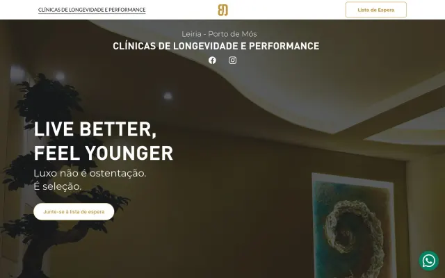 8D website home page: Live better, feel younger